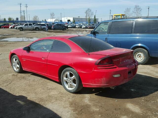 4B3AG52H12E166453 - 2002 DODGE STRATUS R/ RED photo 3