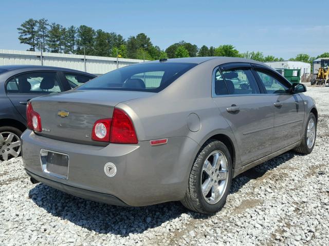 1G1ZH57B38F227883 - 2008 CHEVROLET MALIBU 1LT 棕色 照片 4