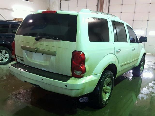 1D8HB58N58F149718 - 2008 DODGE DURANGO LI WHITE photo 4