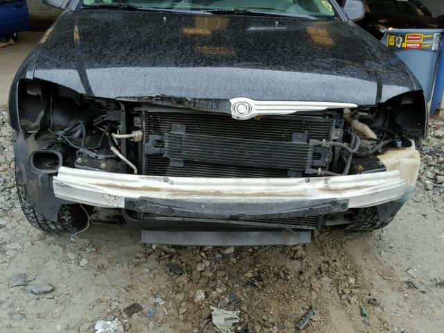 2C8GM68484R635717 - 2004 CHRYSLER PACIFICA BLACK photo 9