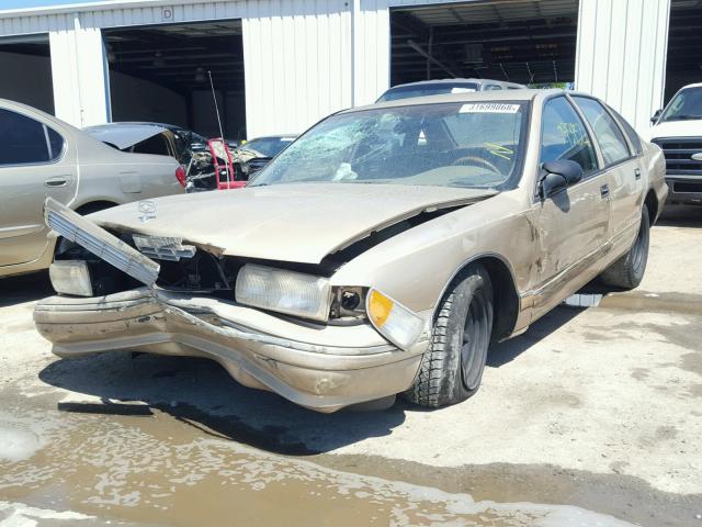 1G1BL52W0TR171841 - 1996 CHEVROLET CAPRICE CL TAN photo 2