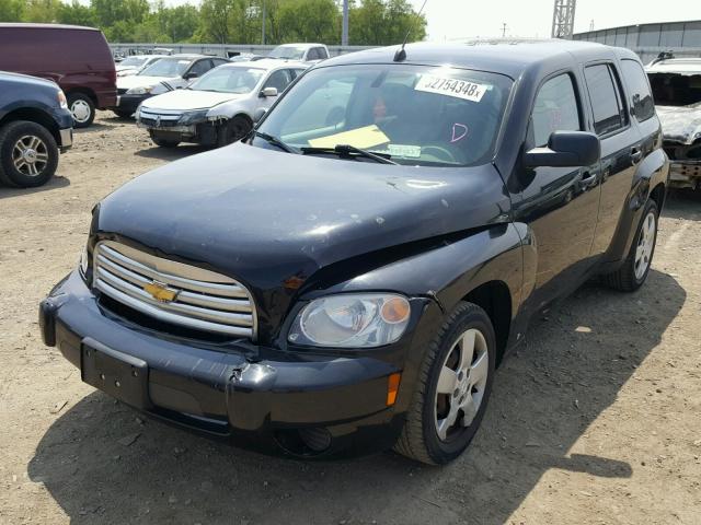 3GNDA13D48S560523 - 2008 CHEVROLET HHR LS BLACK photo 2