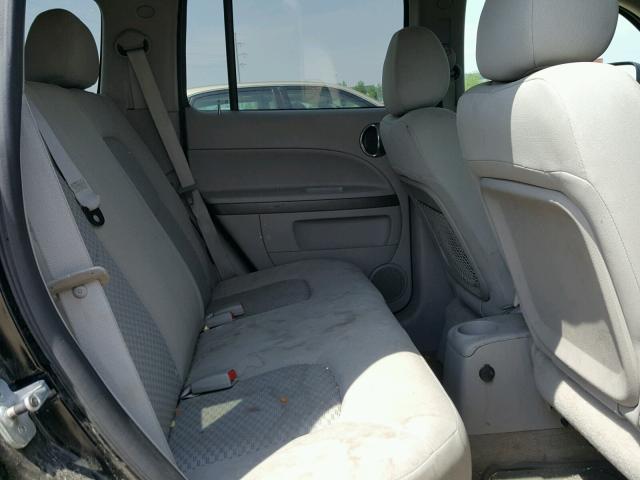 3GNDA13D48S560523 - 2008 CHEVROLET HHR LS BLACK photo 6