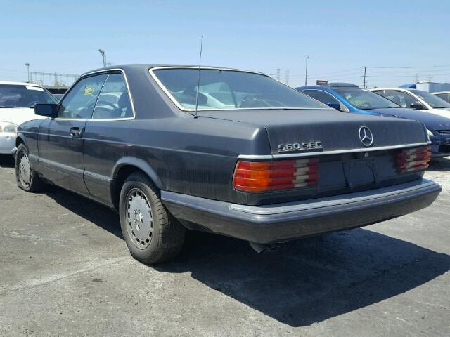 WDBCA45E7KA442873 - 1989 MERCEDES-BENZ 560 SEC CHARCOAL photo 3