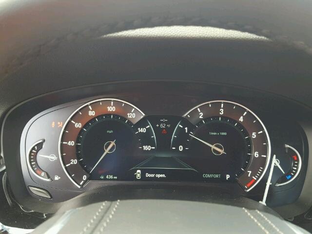 WBAJA7C57JG907951 - 2018 BMW 530 XI SILVER photo 8