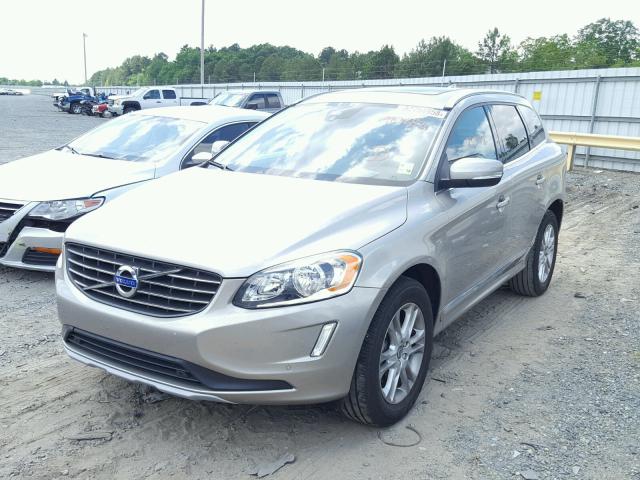 YV440MDK7G2907683 - 2016 VOLVO XC60 T5 SILVER photo 2