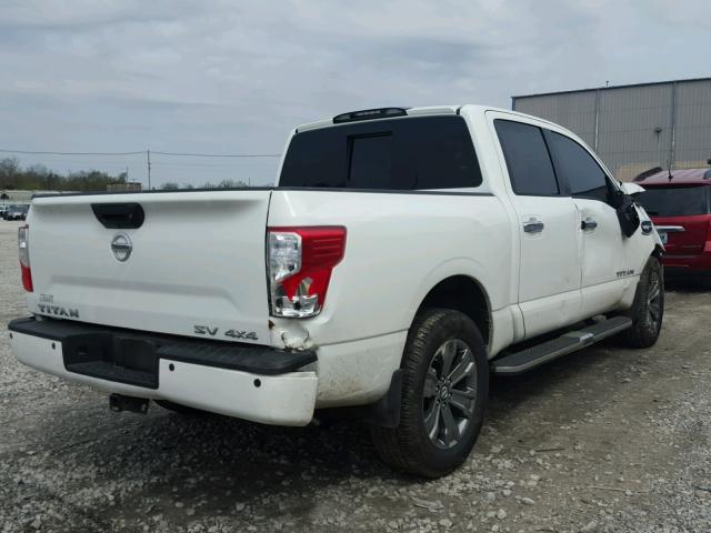 1N6AA1E55HN559079 - 2017 NISSAN TITAN SV WHITE photo 4