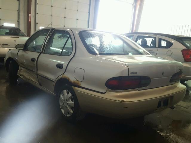 1Y1SK5262TZ024183 - 1996 GEO PRIZM BASE GOLD photo 3