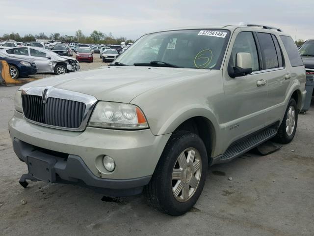 5LMEU78H83ZJ14995 - 2003 LINCOLN AVIATOR 金色 照片 2