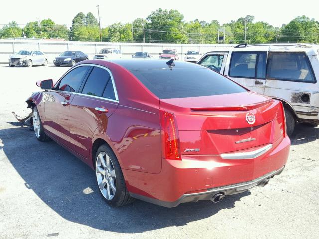 1G6AB5R31D0107561 - 2013 CADILLAC ATS LUXURY RED photo 1