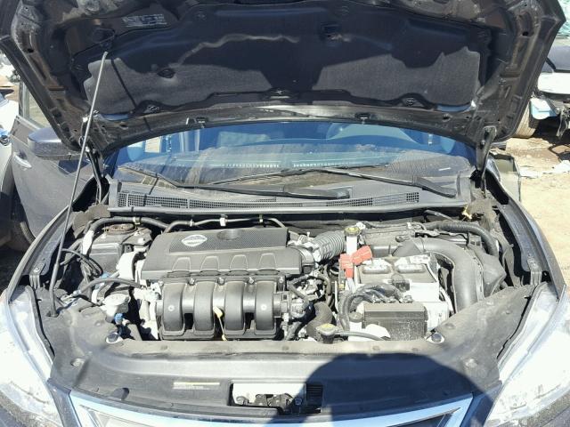 3N1AB7AP2DL739059 - 2013 NISSAN SENTRA SV BLUE photo 7