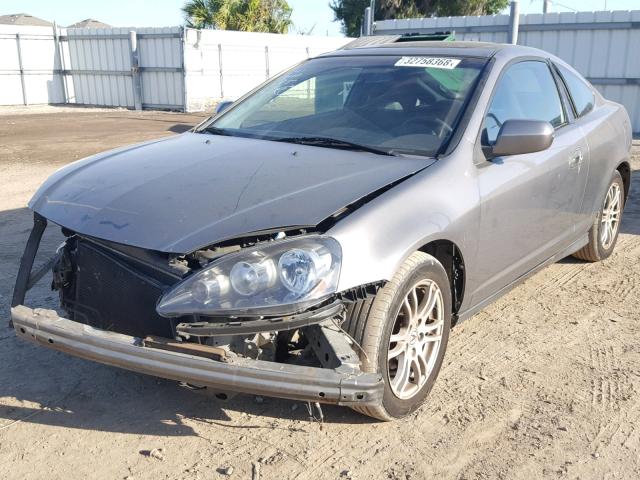 JH4DC54846S002285 - 2006 ACURA RSX CHARCOAL photo 2