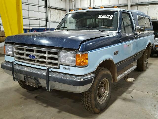 2FTHF26L8HCA19771 - 1987 FORD F250 TWO TONE photo 2