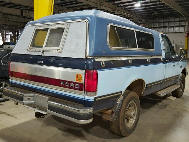2FTHF26L8HCA19771 - 1987 FORD F250 TWO TONE photo 4