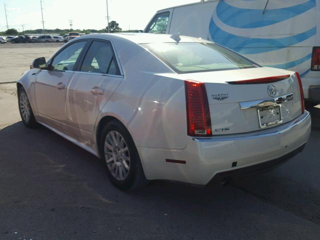 1G6DF5E53D0179354 - 2013 CADILLAC CTS LUXURY WHITE photo 3