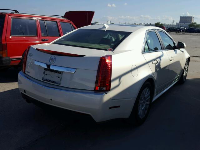 1G6DF5E53D0179354 - 2013 CADILLAC CTS LUXURY WHITE photo 4