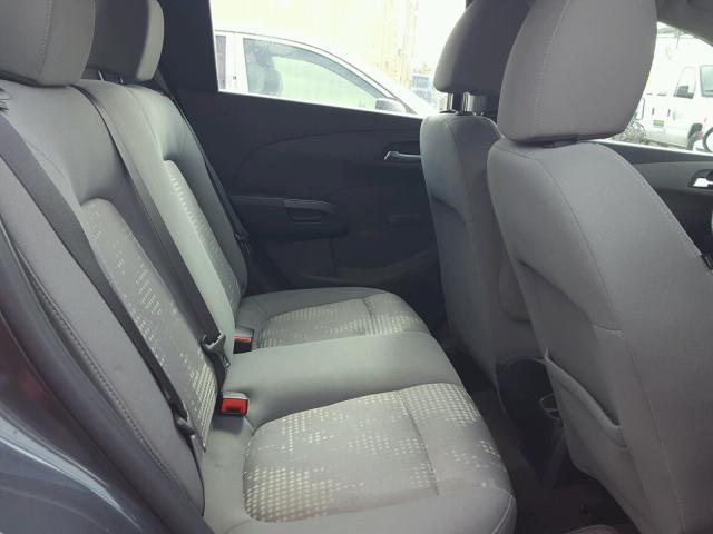 1G1JB6SH2C4207631 - 2012 CHEVROLET SONIC LS GRAY photo 6