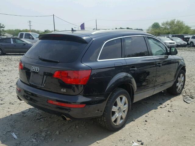 WA1BV74L27D014227 - 2007 AUDI Q7 4.2 QUA BLACK photo 4