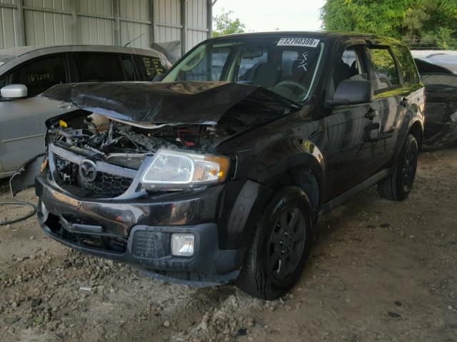 4F2CY0C7XBKM06325 - 2011 MAZDA TRIBUTE I BLACK photo 2