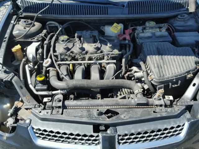 1B3ES56C05D195260 - 2005 DODGE NEON SXT BLUE photo 7