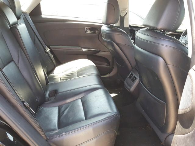 4T1BK1EB7GU203663 - 2016 TOYOTA AVALON XLE BLACK photo 6