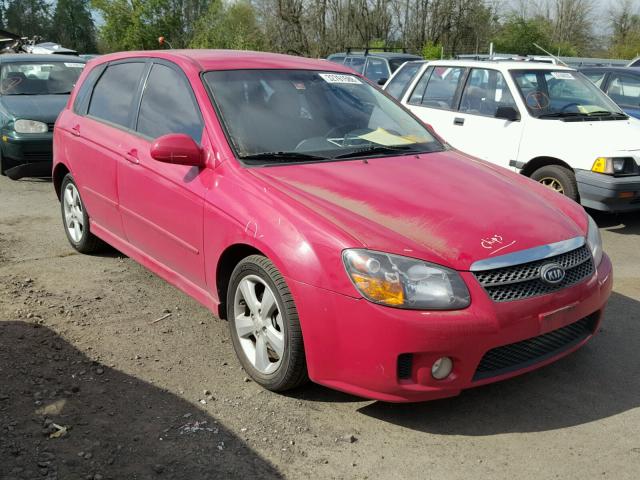 KNAFE161575009305 - 2007 KIA SPECTRA5 S RED photo 1