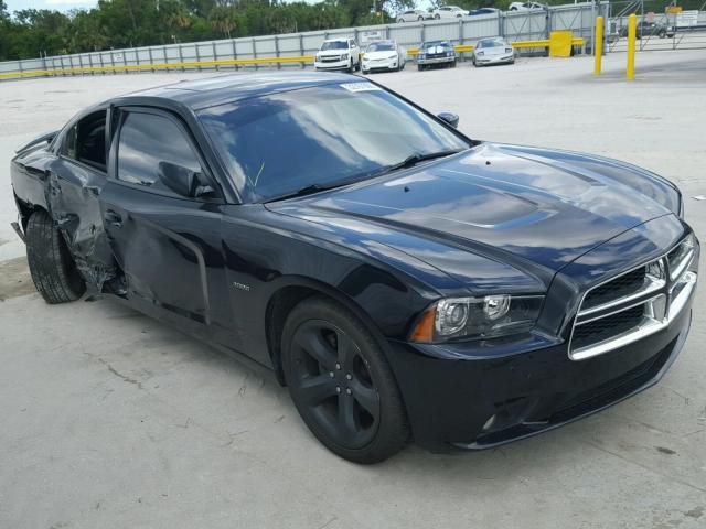 2C3CDXCT8DH707207 - 2013 DODGE CHARGER R/ BLACK photo 1