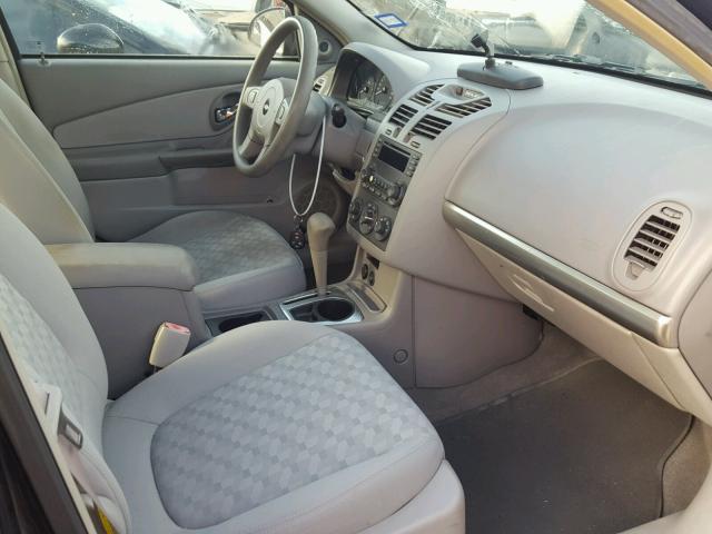 1G1ZT54855F319998 - 2005 CHEVROLET MALIBU LS შავი ფოტო 5