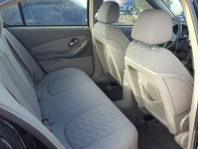1G1ZT54855F319998 - 2005 CHEVROLET MALIBU LS შავი ფოტო 6