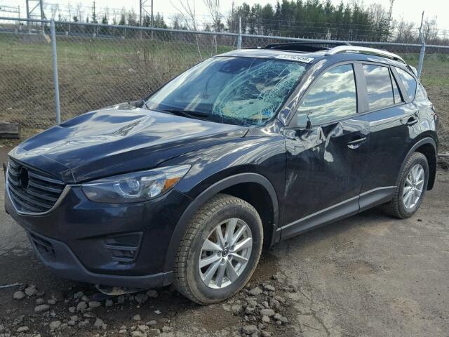 JM3KE4DY2G0677828 - 2016 MAZDA CX-5 GT BLACK photo 2