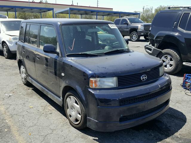 JTLKT334354005956 - 2005 TOYOTA SCION XB BLUE photo 1