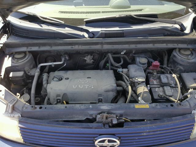 JTLKT334354005956 - 2005 TOYOTA SCION XB BLUE photo 7