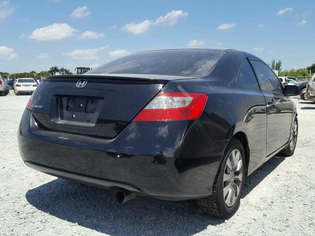2HGFG1B93BH512374 - 2011 HONDA CIVIC EXL BLACK photo 4