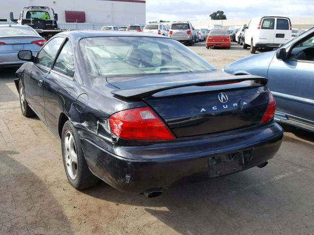 19UYA42681A021586 - 2001 ACURA 3.2CL TYPE BLACK photo 3