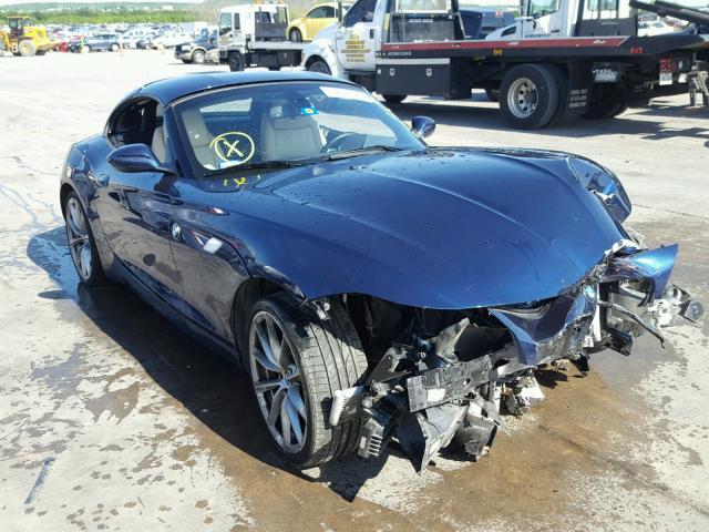 WBALM7C53BE383243 - 2011 BMW Z4 SDRIVE3 BLUE photo 1
