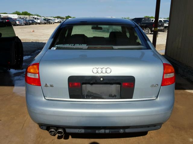 WAUJT64B32N115009 - 2002 AUDI A6 3 BLUE photo 9