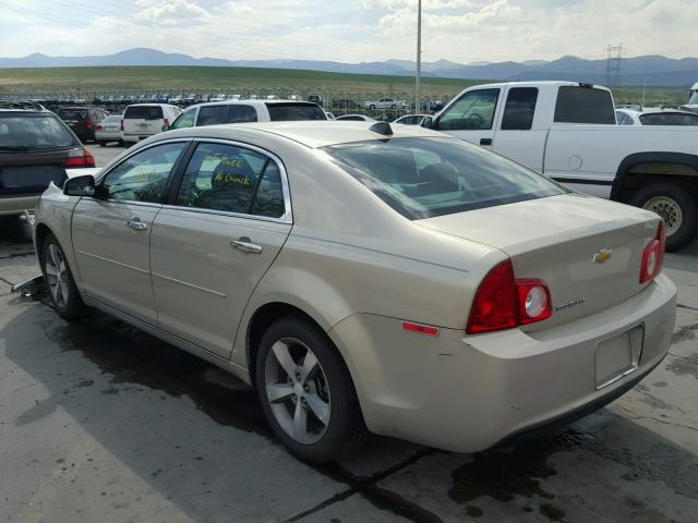 1G1ZC5E09CF300845 - 2012 CHEVROLET MALIBU 1LT 奶油色 照片 3