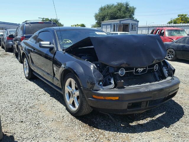 1ZVHT80N695119026 - 2009 FORD MUSTANG BLACK photo 1