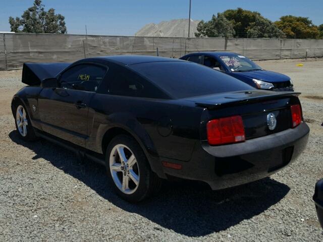 1ZVHT80N695119026 - 2009 FORD MUSTANG BLACK photo 3