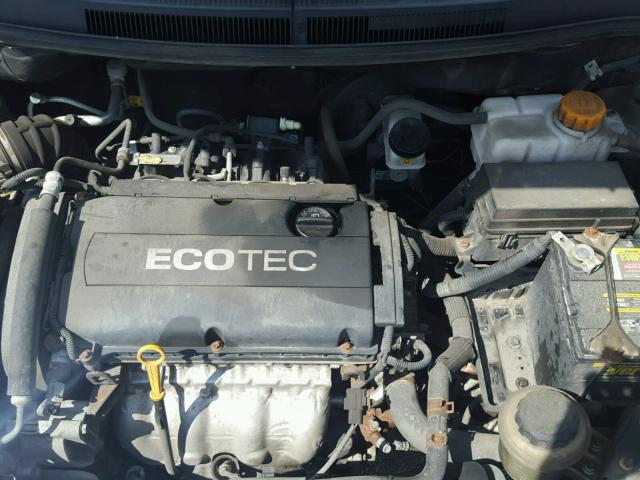KL1TD6DE5BB237916 - 2011 CHEVROLET AVEO LS BLACK photo 7
