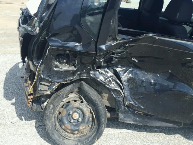 KL1TD6DE5BB237916 - 2011 CHEVROLET AVEO LS BLACK photo 9