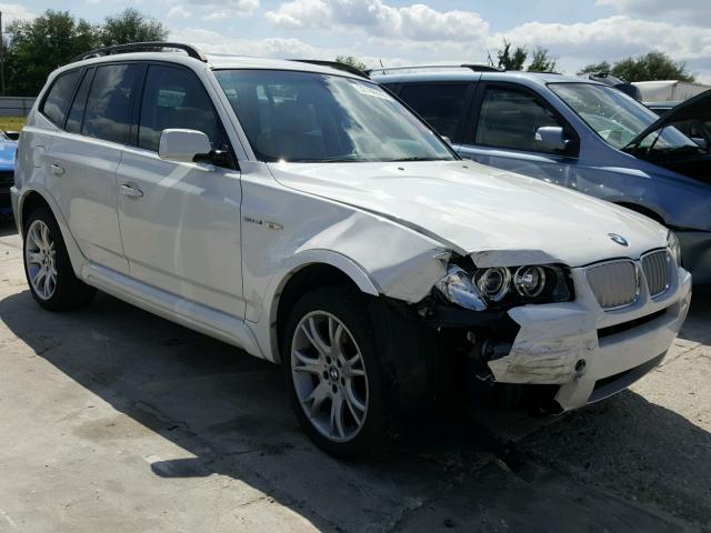 WBXPC93408WJ04170 - 2008 BMW X3 3.0SI WHITE photo 1