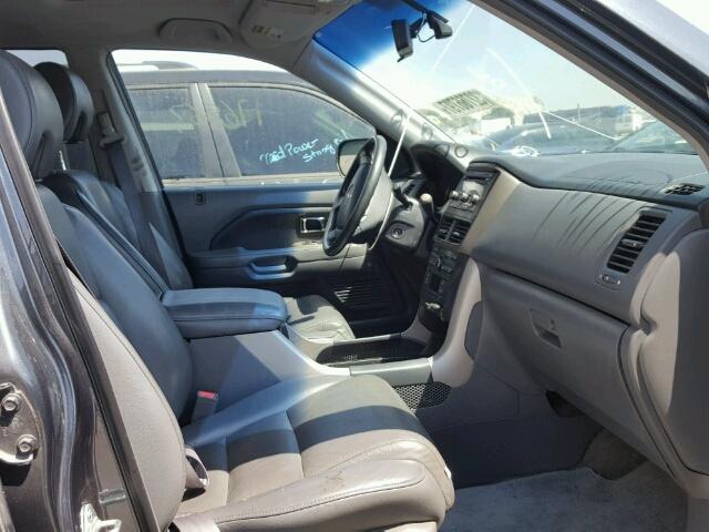 5FNYF18556B000545 - 2006 HONDA PILOT BLUE photo 5