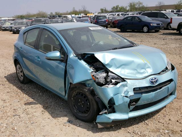 JTDKDTB37D1050531 - 2013 TOYOTA PRIUS C BLUE photo 1