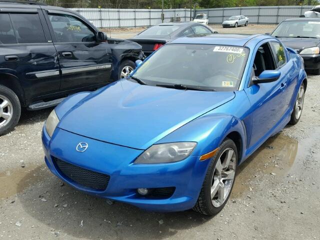 JM1FE17N240133271 - 2004 MAZDA RX8 BLUE photo 2