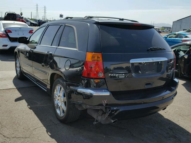 2A8GF78XX7R249406 - 2007 CHRYSLER PACIFICA L შავი ფოტო 3