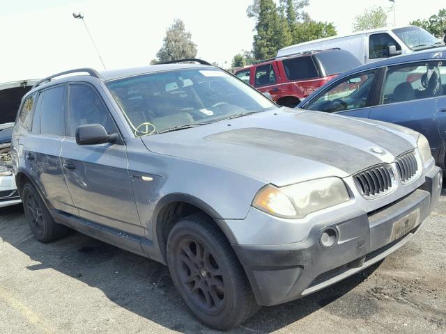 WBXPA73485WC47036 - 2005 BMW X3 2.5I GRAY photo 1