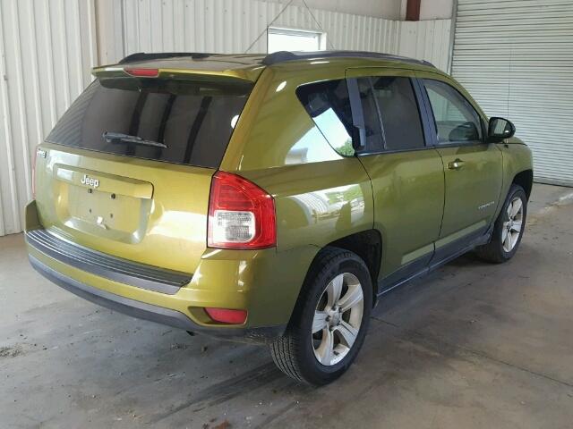 1C4NJCBB0CD589888 - 2012 JEEP COMPASS SP GREEN photo 4