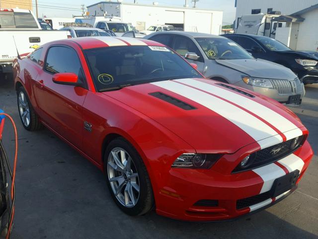 1ZVBP8CF0E5222676 - 2014 FORD MUSTANG GT RED photo 1