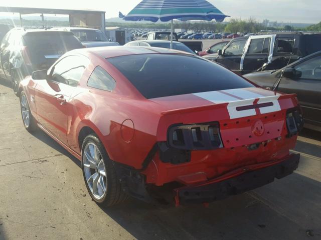 1ZVBP8CF0E5222676 - 2014 FORD MUSTANG GT RED photo 3